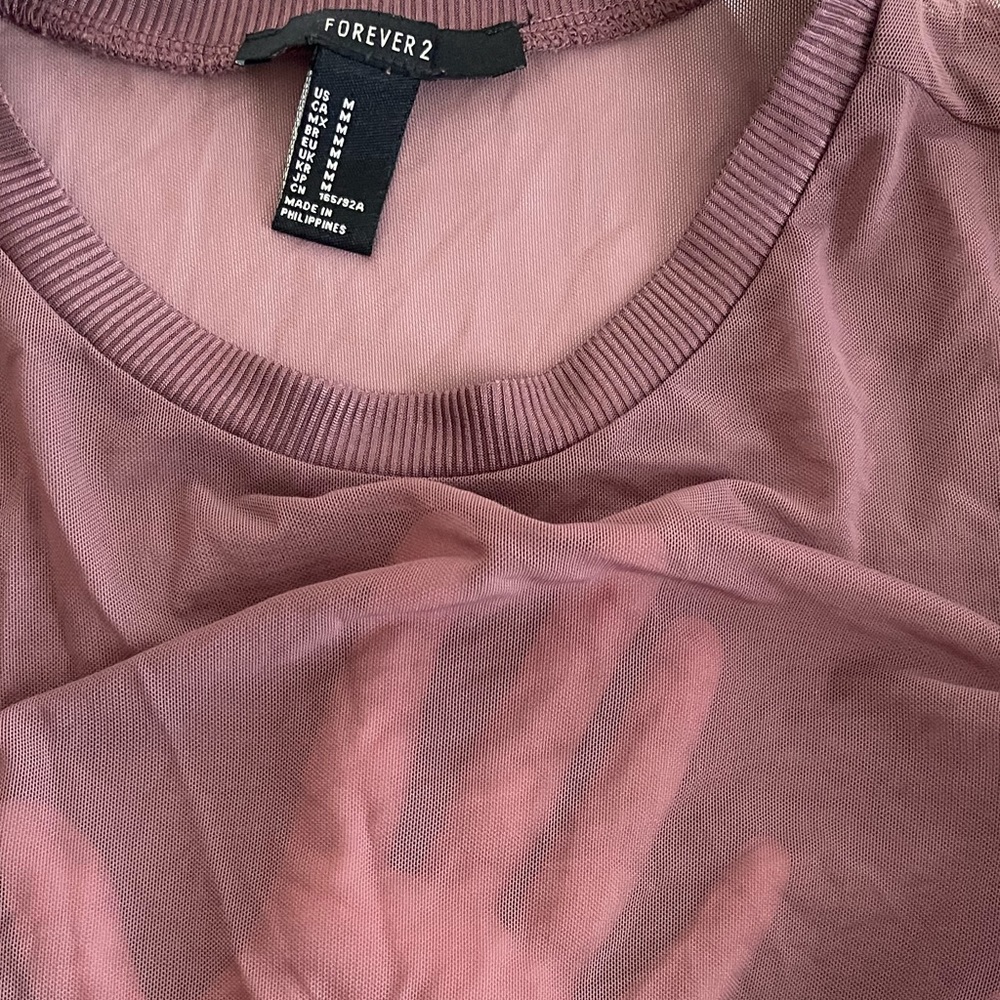 F21 Sheer T-shirt